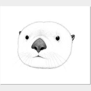 Sea Otter Face Posters and Art